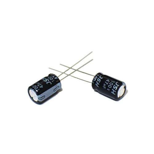 خازن الکترولیت 47 میکروفاراد 100 ولت JSH