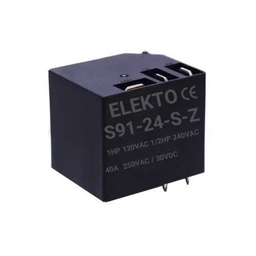 رله کولری 24 ولت 40 آمپر 5 پین الکتو (ELEKTO)